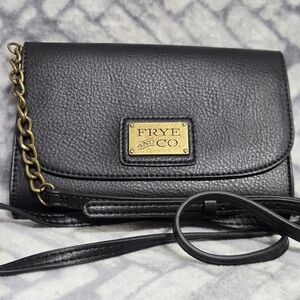Frye & Co. Black Vegan Leather Small Crossbody